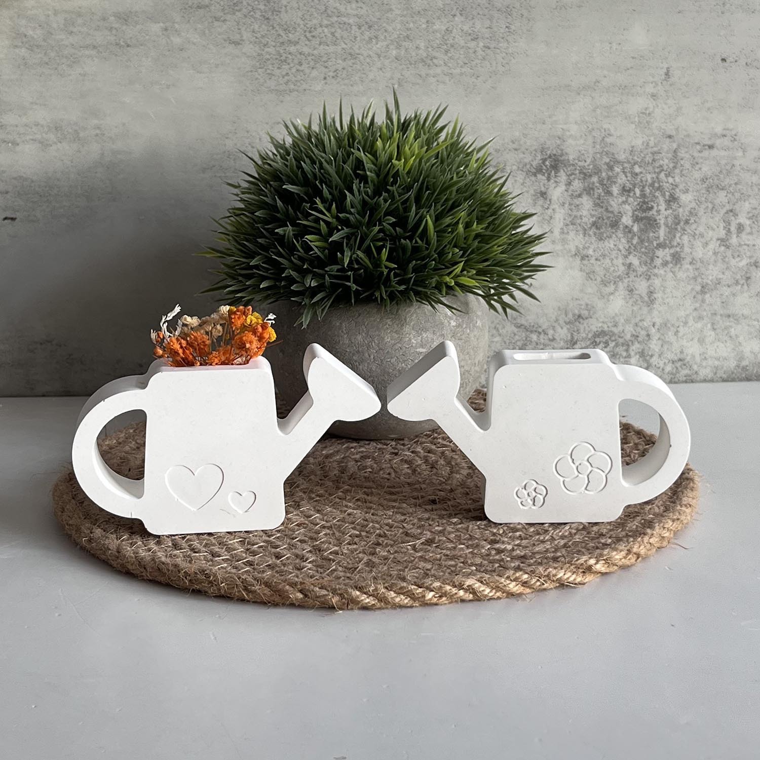 Potsticker Mold - 2개 세트, 석고 물뿌리개 모양 실리콘