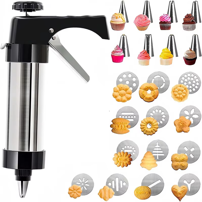 Churros Maker Gun - DIY 수동 쿠키 몰드 건, 쿠키
