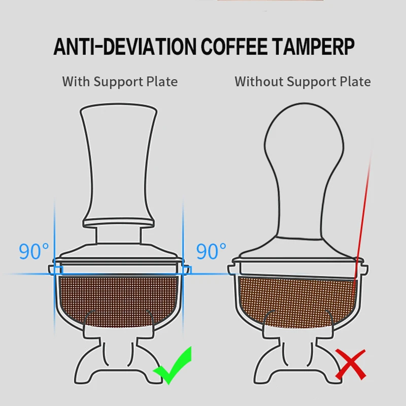 커피 탬퍼 일정 압력 51MM 53MM 58MM 캘리브 - Delonghi Espresso Magnifica 리뷰 및 가격