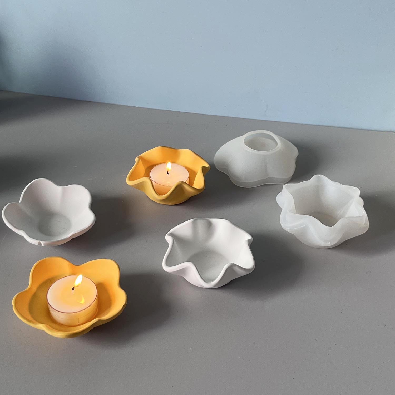 창의적인 곡선형 캔들 그릇 실리콘 몰드 DIY 수제 화 - Potsticker Mold 리뷰 및 가격