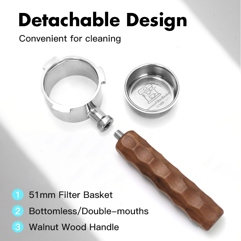 51mm 커피 Bottomless Portafilter - Delonghi Espresso Magnifica 리뷰 및 가격