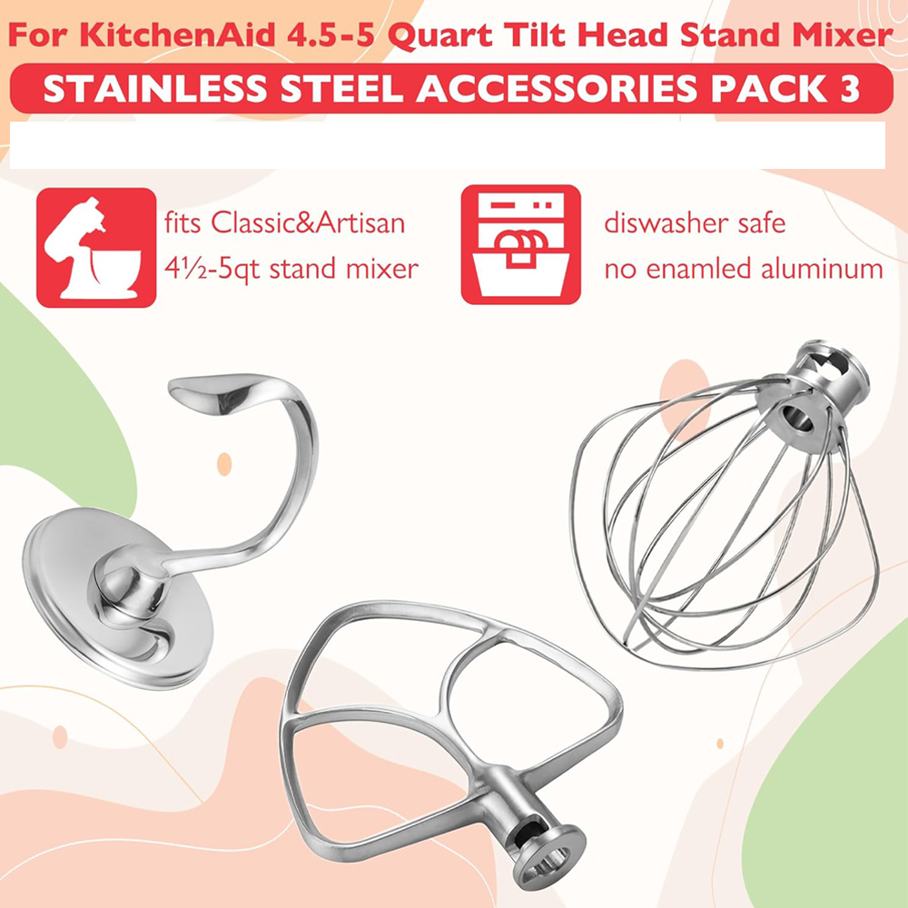 키친에이드 4.5-5 Qt 틸트 헤드 스탠드 믹서용 스 - Kitchenaid Mixer Hand Mixer 리뷰 및 가격