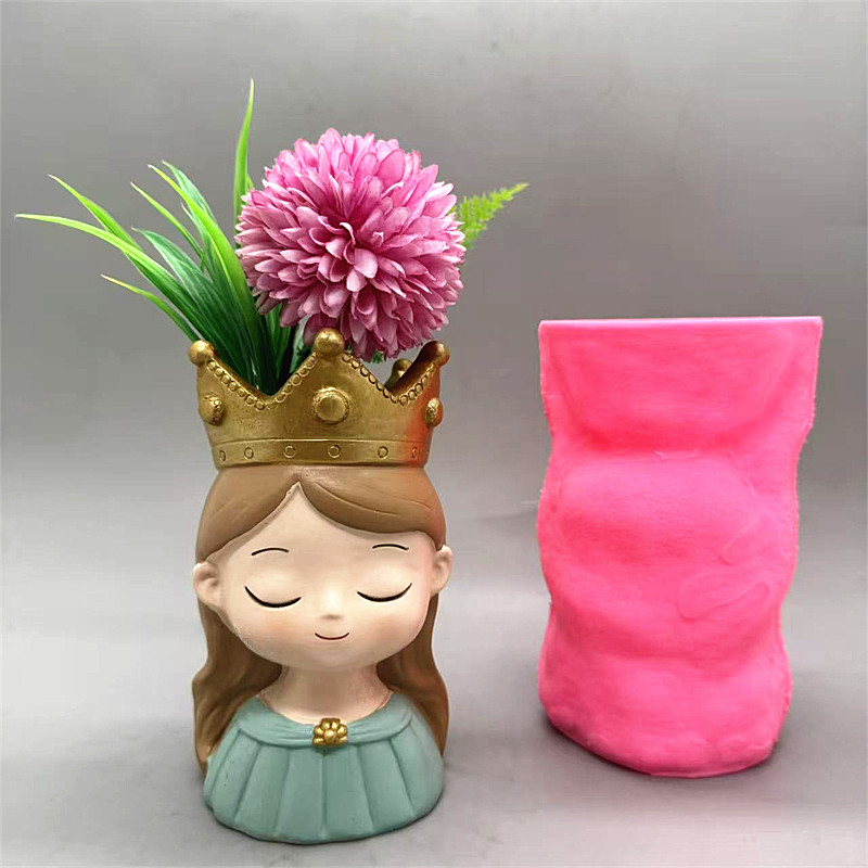 실리콘 몰드, 동화 속 공주 모양 화분, DIY용. 석 - Potsticker Mold 리뷰 및 가격